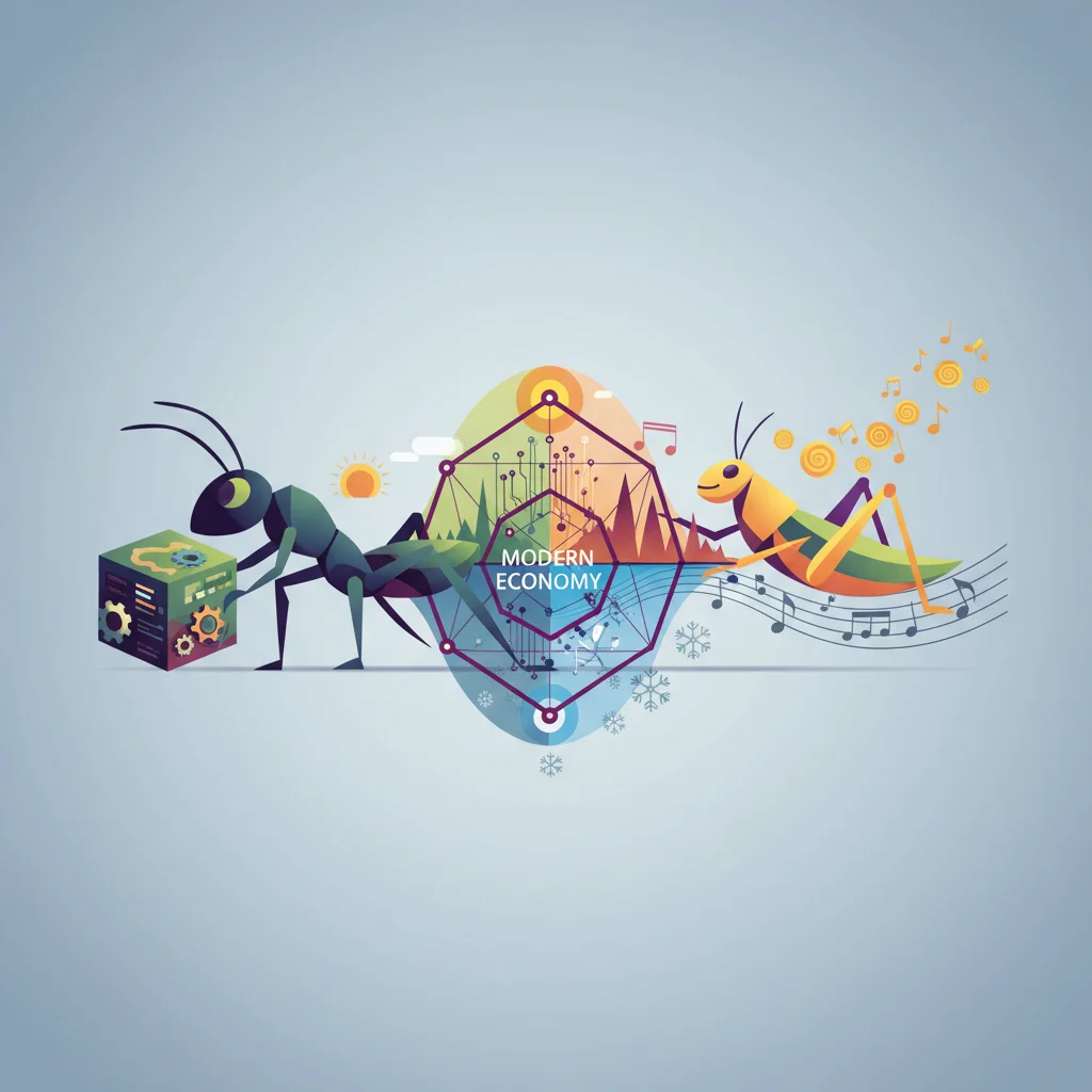 The Ant, the Grasshopper, and the Modern Economy: A Fable for Fiscal Policy