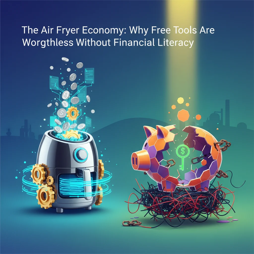 The Air Fryer Economy: Why Free Tools Are Worthless Without Financial Literacy