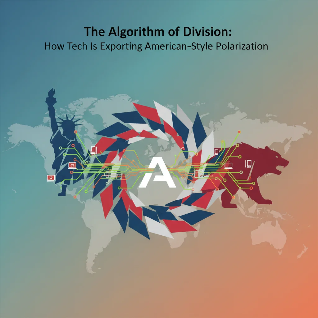 The Algorithm of Division: How Tech Is Exporting American-Style Polarization