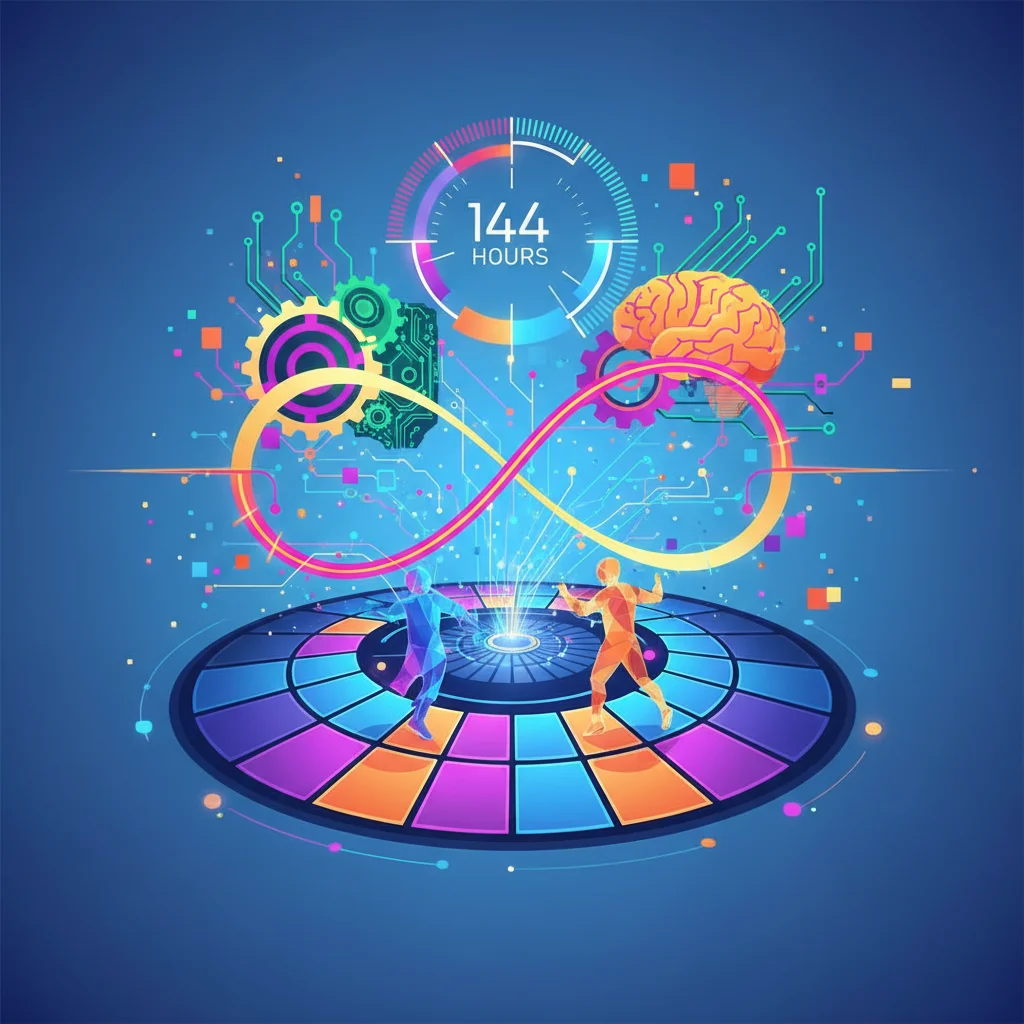 The 144-Hour Algorithm: What a Dance Dance Revolution Record Teaches Us About AI, Endurance, and Innovation