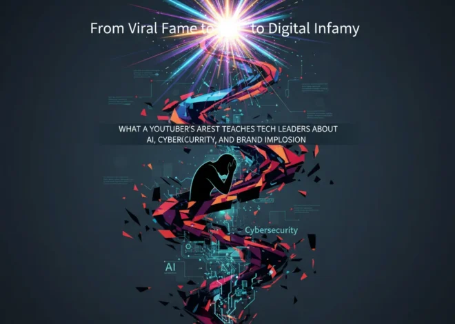 From Viral Fame to Digital Infamy: What a YouTuber’s Arrest Teaches Tech Leaders About AI, Cybersecurity, and Brand Implosion