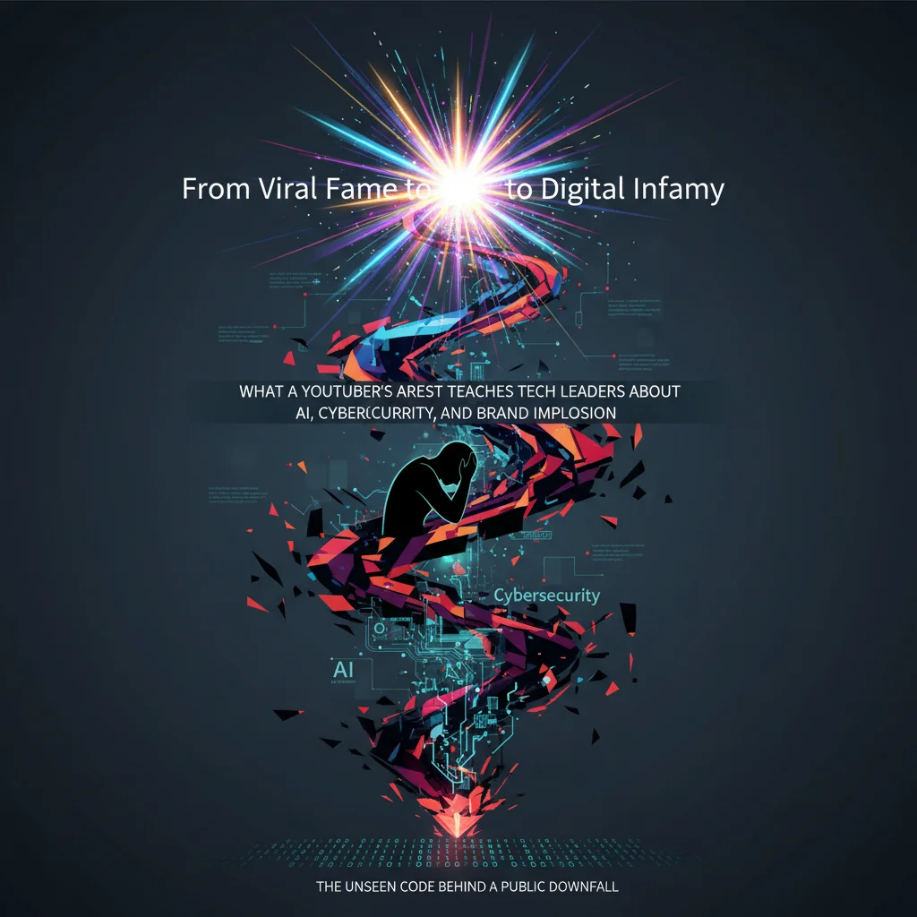 From Viral Fame to Digital Infamy: What a YouTuber’s Arrest Teaches Tech Leaders About AI, Cybersecurity, and Brand Implosion