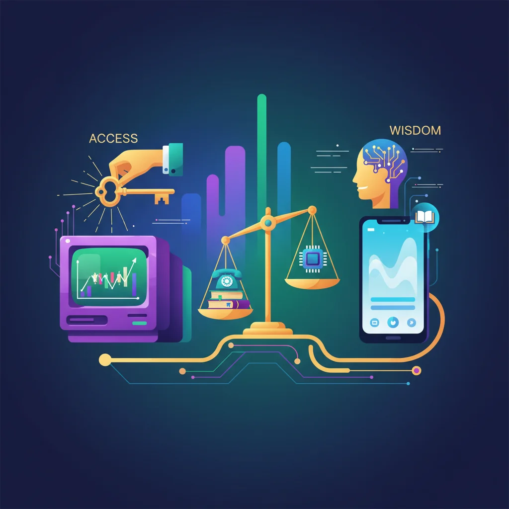 The Stockbroker’s Paradox: A 1980s Lesson on Access vs. Wisdom in Today’s Fintech World