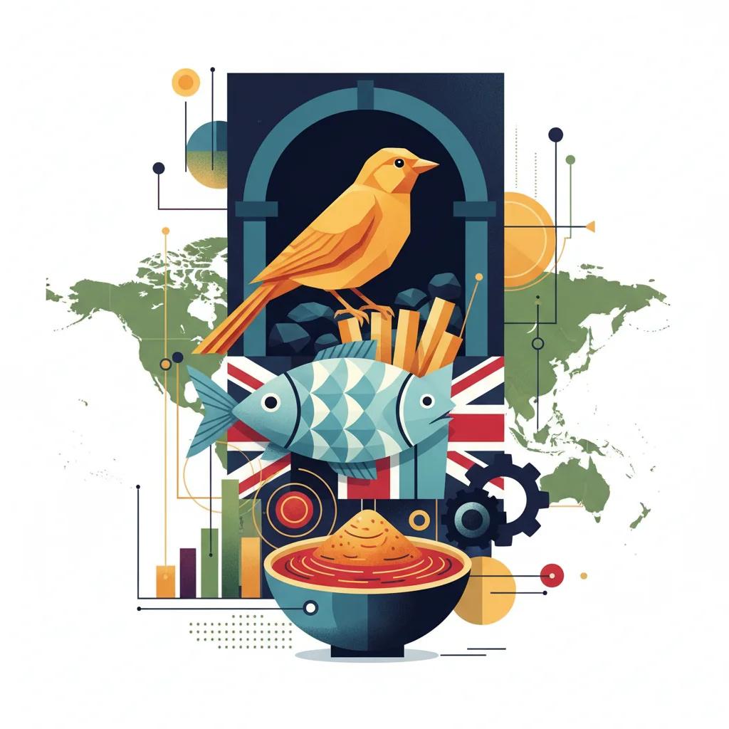 The Canary in the Coal Mine: What a Fish and Chip Shop Selling Curry Tells Us About the Global Economy