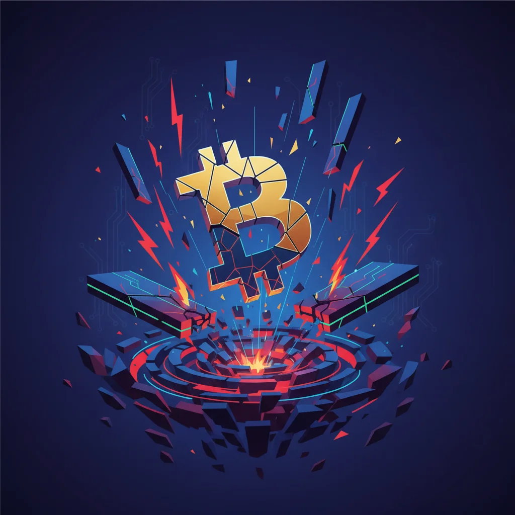 Bitcoin’s Critical Crossroads: Navigating the Plunge as Key Supports Crumble