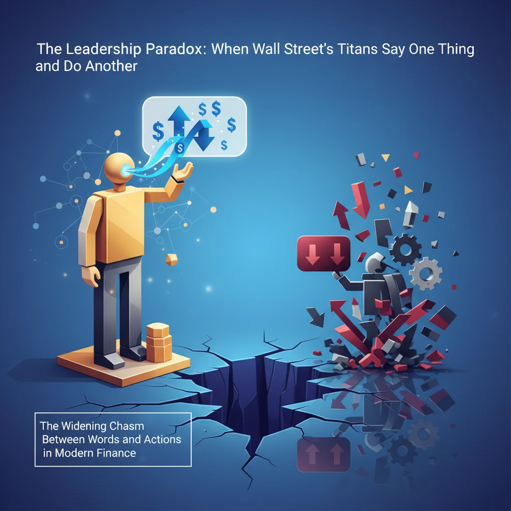 The Leadership Paradox: When Wall Street’s Titans Say One Thing and Do Another