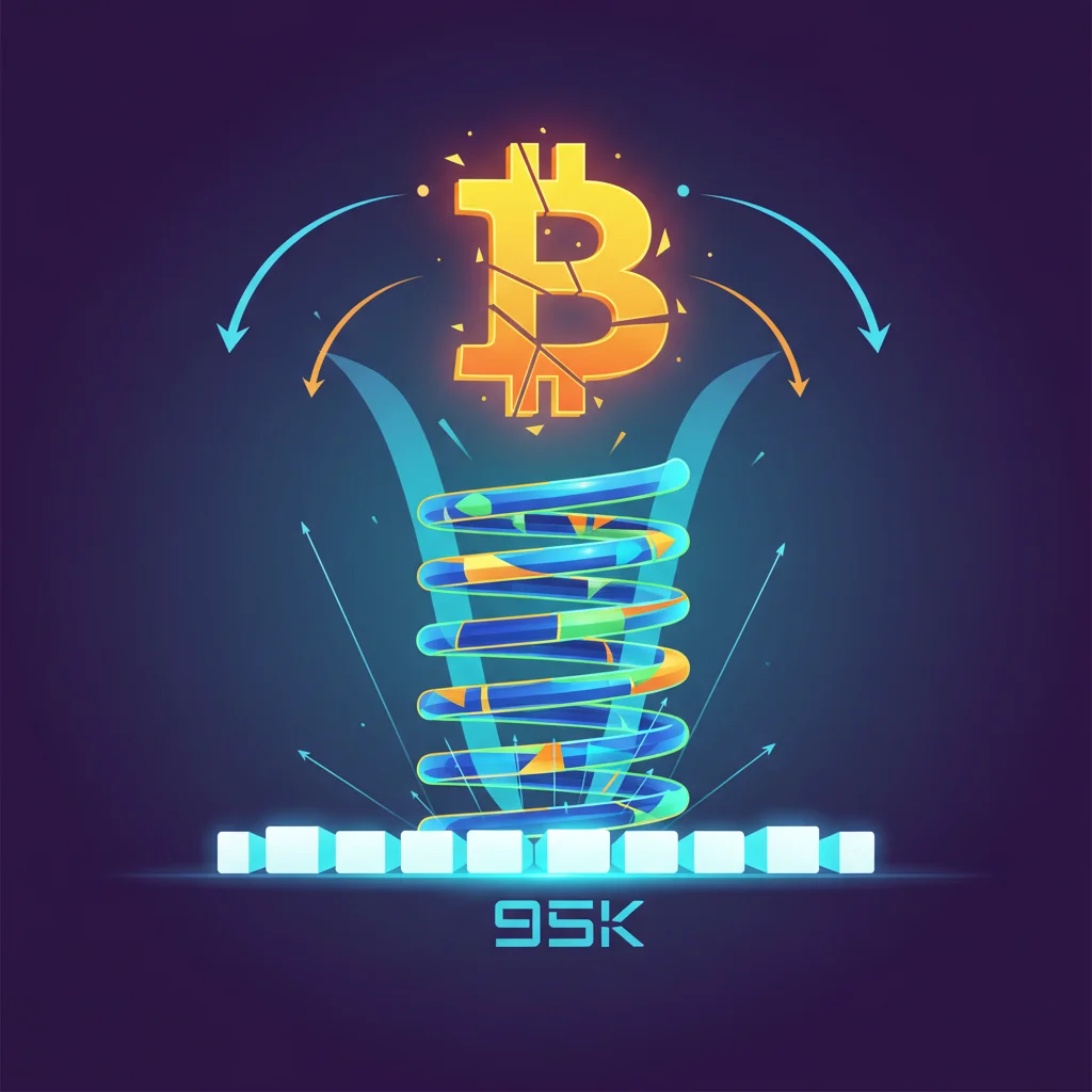 Bitcoin’s Coiled Spring: Why Price Compression Below $95K Could Unleash a Massive Move