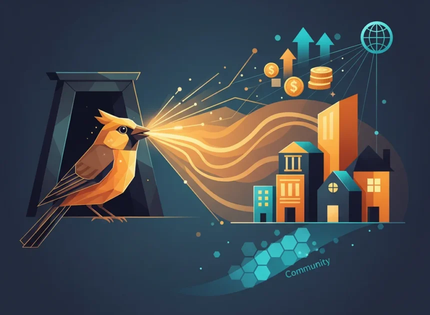 The Canary in the Coal Mine: What Community Warm Hubs Signal to Investors and the Global Economy