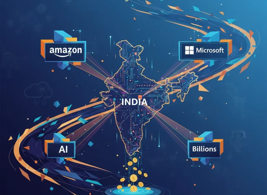 The New Digital Silk Road: Why Amazon and Microsoft Are Pouring Billions into India’s AI Future