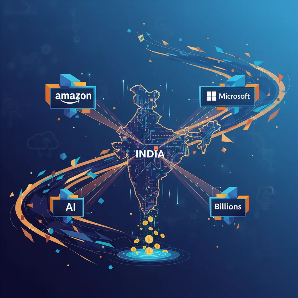 The New Digital Silk Road: Why Amazon and Microsoft Are Pouring Billions into India’s AI Future