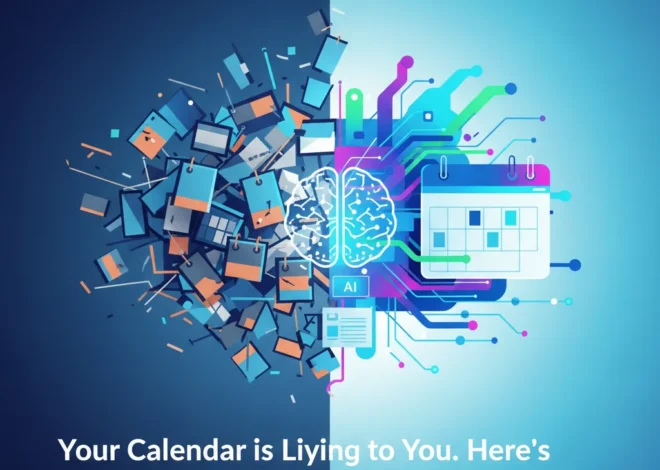 Your Calendar is Lying to You. Here’s How AI Can Make It Tell the Truth.