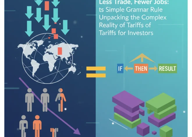 Less Trade, Fewer Jobs: The Simple Grammar Rule Unpacking the Complex Reality of Tariffs for Investors