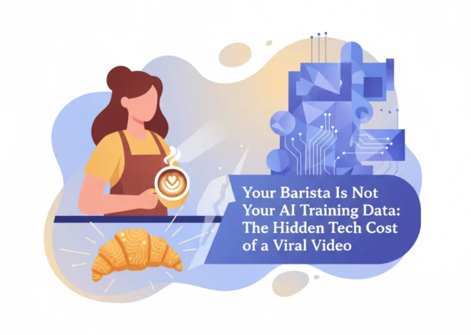 Your Barista Is Not Your AI Training Data: The Hidden Tech Cost of a Viral Video