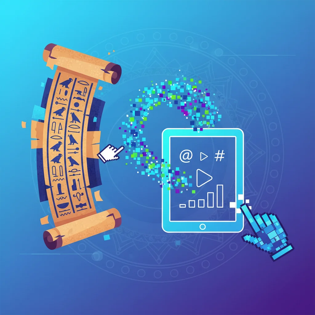 From Post to Pixels: Is the Digital Economy a Return to Hieroglyphics?