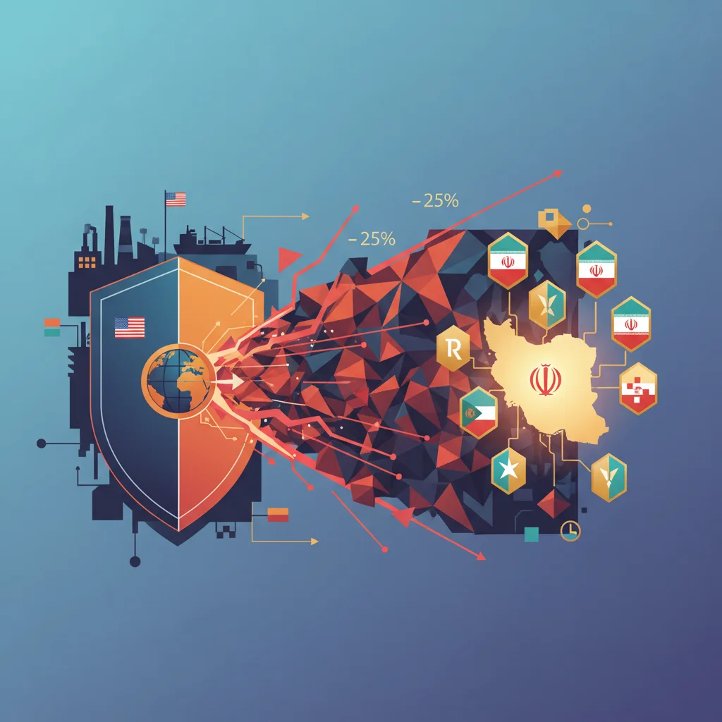 The New Economic Iron Curtain: Decoding Trump’s 25% Tariff Threat on Iran’s Trade Partners