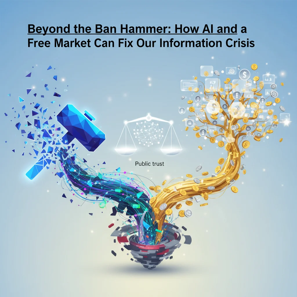 Beyond the Ban Hammer: How AI and a Free Market Can Fix Our Information Crisis