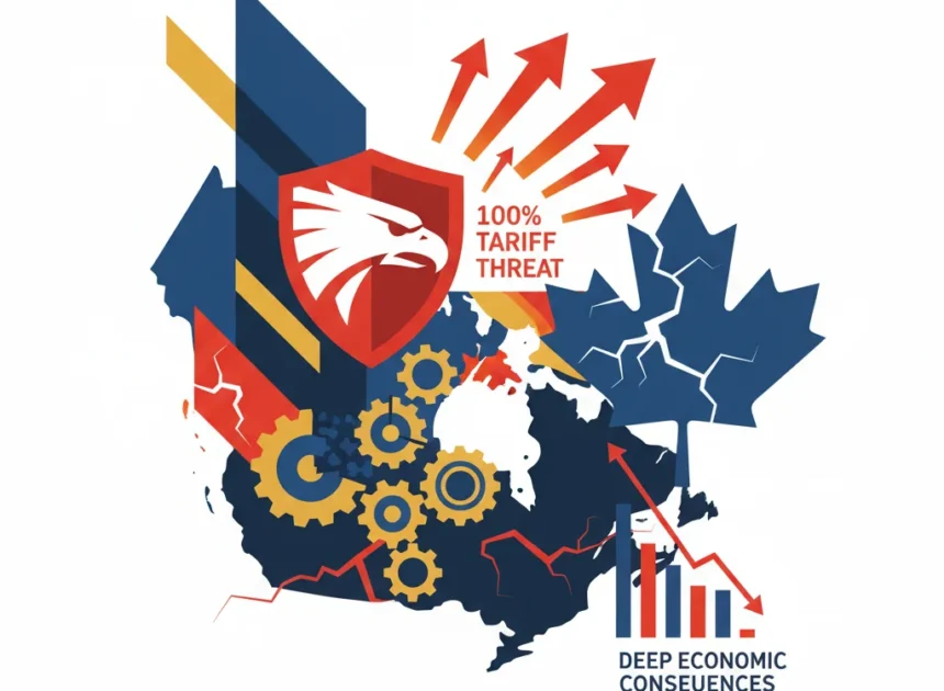 Trump’s 100% Tariff Threat on Canada: A Geopolitical Gambit with Deep Economic Consequences